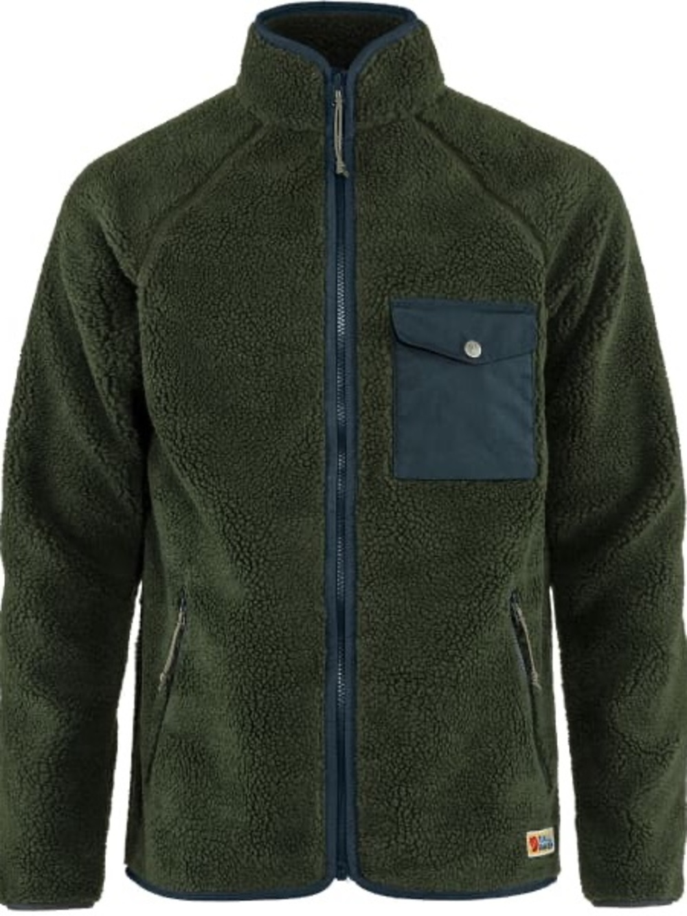 Fjallraven VARDAG PILE FLEECE M DEEP FOREST Size Medium *Brand Embroidered